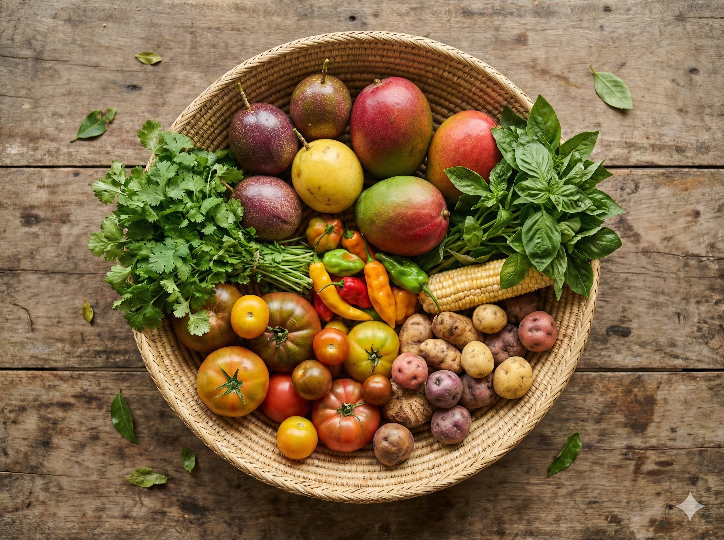 Ingredientes frescos locales