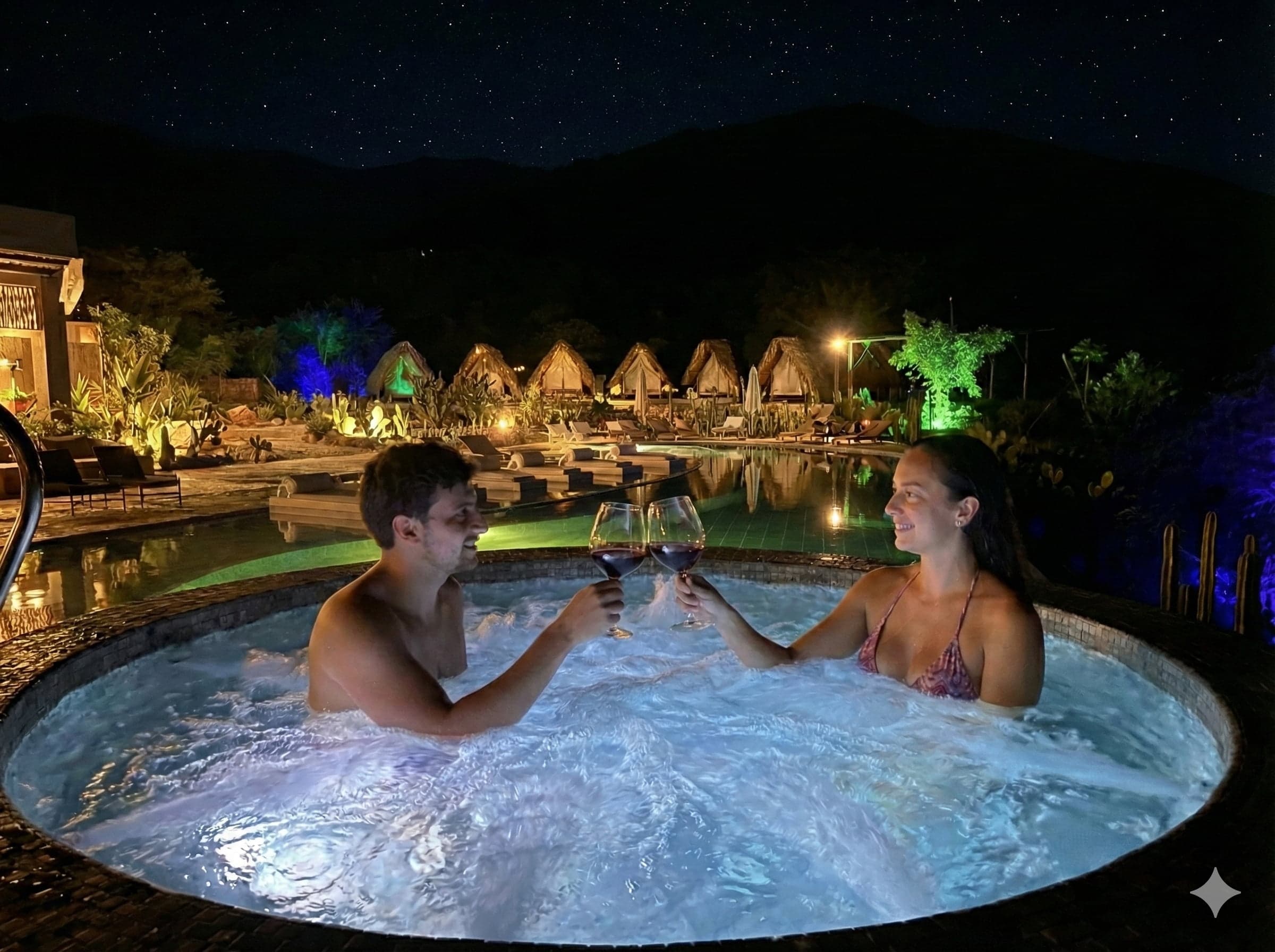 Jacuzzi - Burbujas bajo las estrellas